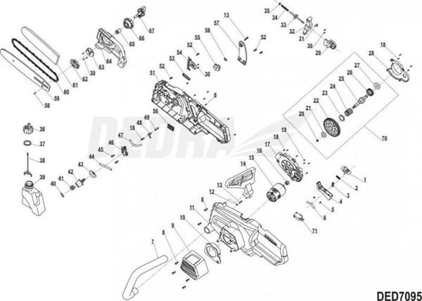 Bouton Dedra - XDED7095.67 - Bouton
