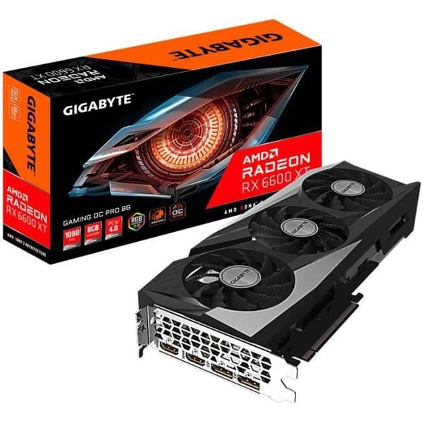GIGABYTE Radeon - RX 6600 XT Gaming OC grafikkort - 8 GB (GV-R66XTGAMINGOC PRO-8GD)
