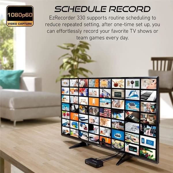 AVerMedia EzRecorder330- Inspelnings- och streamingbox i Full HD 1080p utan PC- 4K Gateway- Kompatibel med nästa generations konsoler