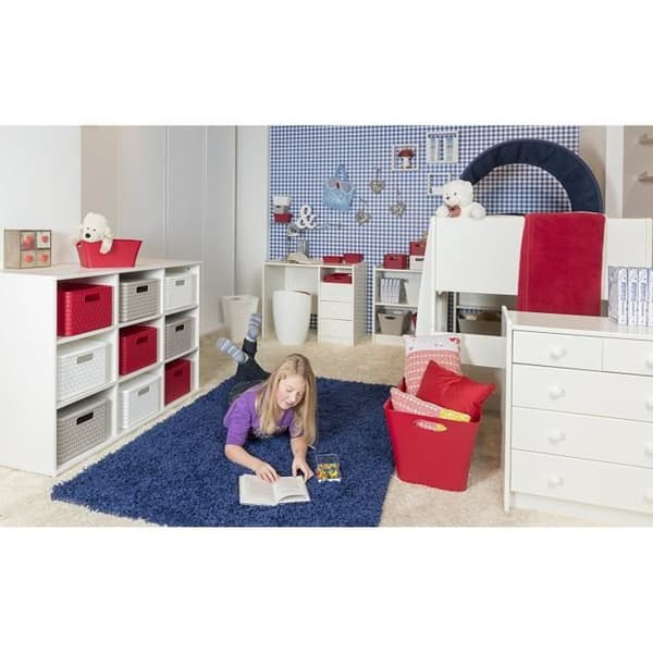 Rothobabydesign Rotho Lock för Korg A5 Country Plast Vit 45 x 35 x 25 cm - 1115401100