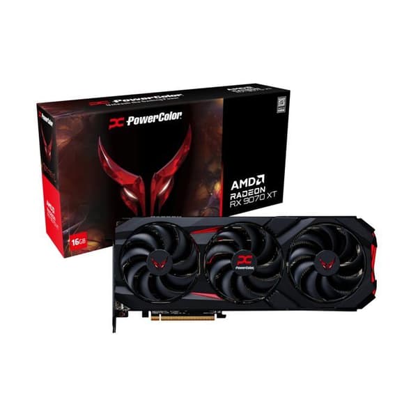 Grafikkort - PowerColor - Red Devil - AMD Radeon RX 9070 XT - 16 GB - VR Ready
