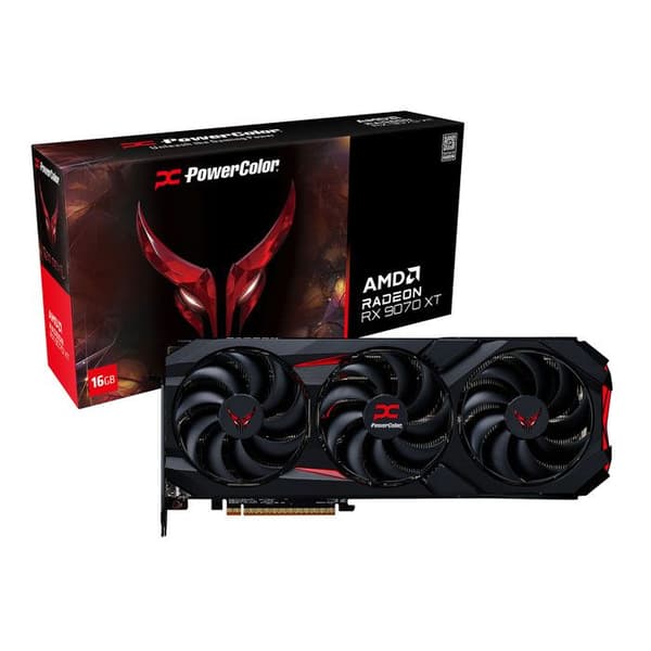 Grafikkort - PowerColor - Red Devil - AMD Radeon RX 9070 XT - 16 GB - VR Ready