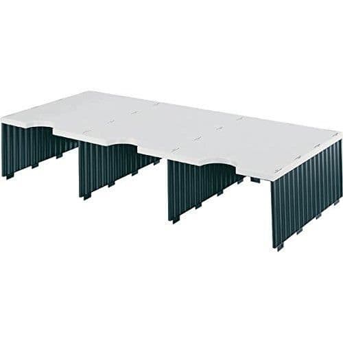 styro Erweiterungsmodule Trio 268132198, grau/schwarz, B723xH140xT331mm - 268-1321.98