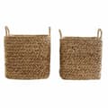 Miniatyrbild 1 av 2: DKD Home Decor Basketball Set Natural Brown Reeds (42 x 42 x 39 cm) (2 delar) - 8424001751648