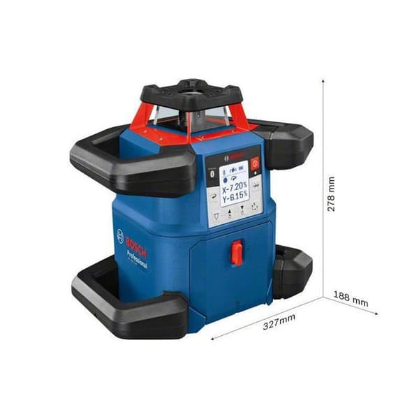 Roterande laser - BOSCH - GRL 600 CHV Professional - Vattentålighet IP68 - Batteritid 60h - Noggrannhet ±0,05mm/m