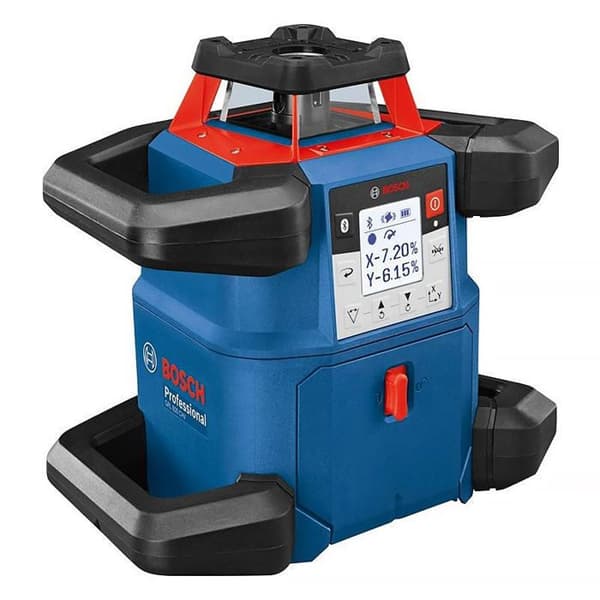 Roterande laser - BOSCH - GRL 600 CHV Professional - Vattentålighet IP68 - Batteritid 60h - Noggrannhet ±0,05mm/m