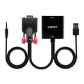 Miniatyrbild 2 av 4: Lindy audio - videoinsamlingsadapter - 38284 - VGA-omvandlare - Ljud till HDMI