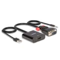 Miniatyrbild 3 av 4: Lindy audio - videoinsamlingsadapter - 38284 - VGA-omvandlare - Ljud till HDMI