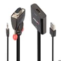 Miniatyrbild 1 av 4: Lindy audio - videoinsamlingsadapter - 38284 - VGA-omvandlare - Ljud till HDMI
