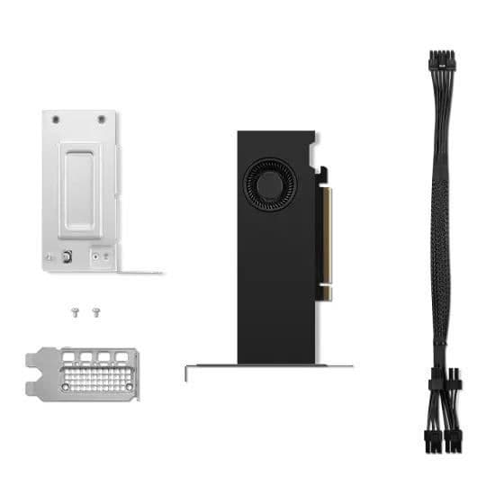 Lenovo Grafikkort RTX 2000 Ada 16GB GDDR6 7680x4320p 4 Mini DisplayPort Svart