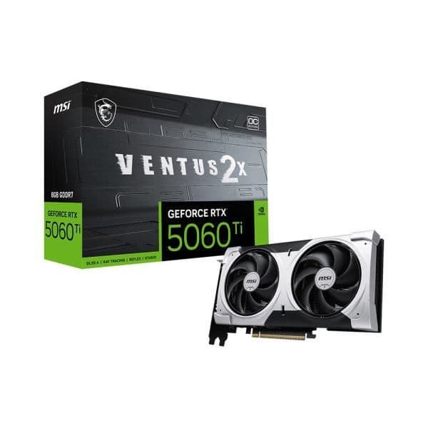 MSI Grafikkort GeForce RTX 5060 Ti VENTUS 2X PLUS 8GB GDDR7 PCIe 5.0