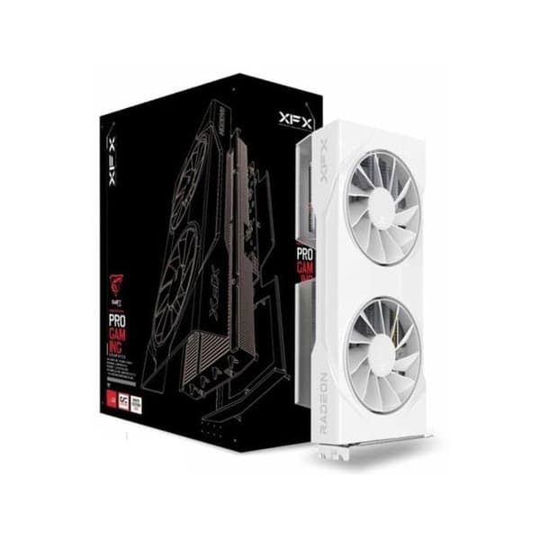 XFX SWIFT AMD Radeon RX 9060 XT OC Trippel Fläkt 16GB GDDR6 FSR 4 Vit