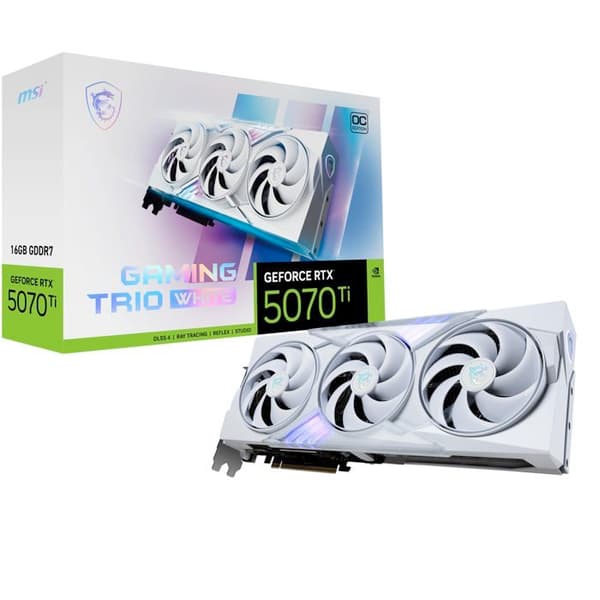 Grafikkort RTX 5070TI 16G GAMING TRIO OC WH