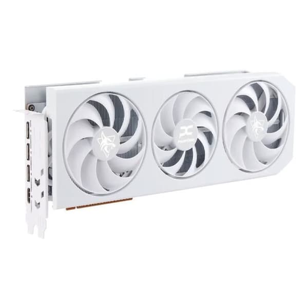 Grafikkort - PowerColor - Hellhound Spectral White - AMD Radeon RX 9070 XT - 16 Go - PCI Express 4.0 x16