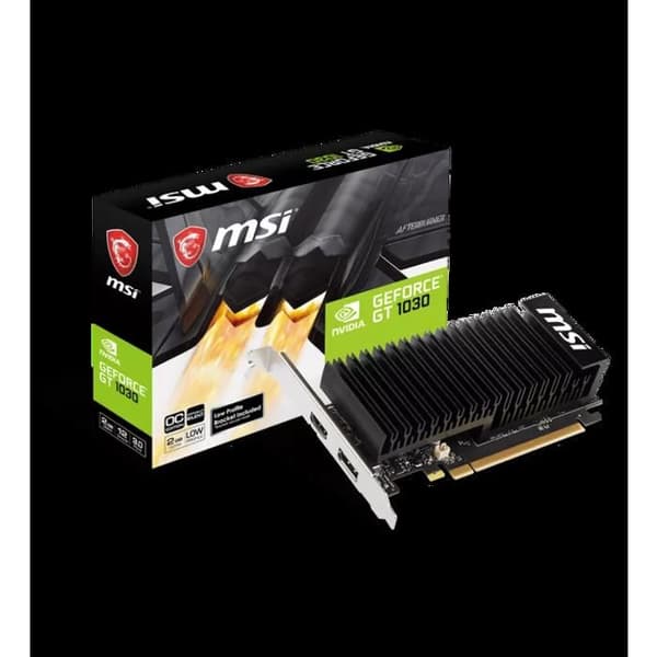 Grafikkort - MSI - GeForce GT 1030 - 4 GB GDDR4 - PCI Express 3.0 - Aktiv kylning