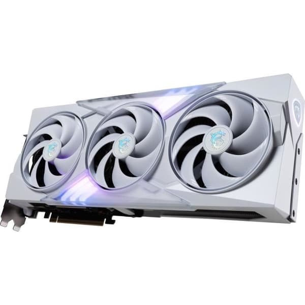 Grafikkort - MSI - GAMING GEFORCE RTX 5080 16G TRIO OC WHITE NVIDIA 16 GB GDDR7