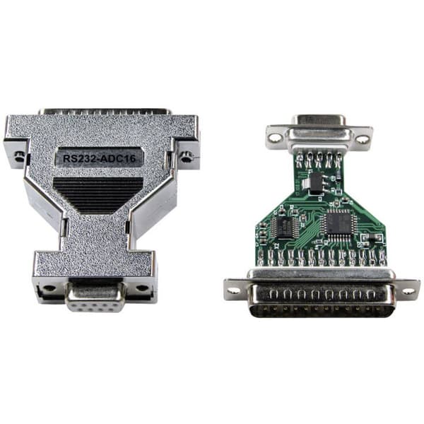 Analog-Digital-Wandler RS232 Taskit RS232-ADC16 N/A 16 Bitar RS232/DSUB (DSUB-hölje 9/25-polig)