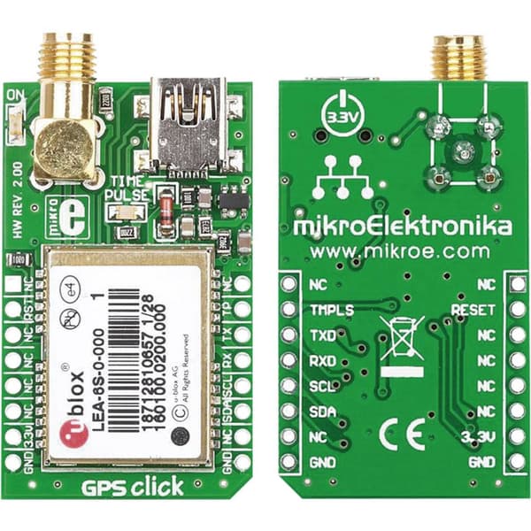 MikroElektronika MIKROE-1032 GPS mottagar-board 1 st