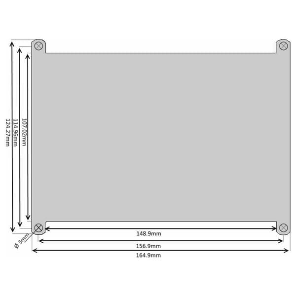 Joy-it RB-LCD7.2 Touchscreen-modul 17.8 cm (7 tum) 1024 x 600 Pixel Passar till: Raspberry Pi®