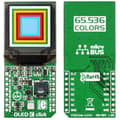 Miniatyrbild 1 av 2: MikroElektronika OLED C click mikroBUS™ Displaymodul 2.8 cm (1.1 tum)