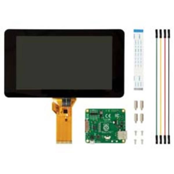 Raspberry Pi® Touch Display Displaymodul 17.8 cm (7 tum) 800 x 480 Pixel Passar till: Raspberry Pi®