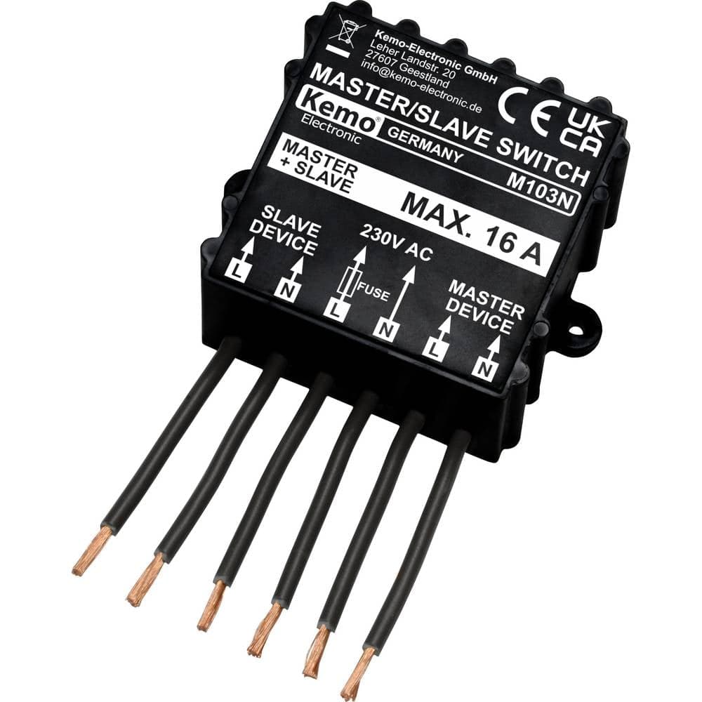 Master Slave-switch Komponent Kemo M103N 230 V/AC