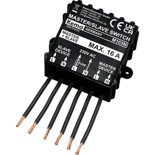 Kemo M103N Master Slave-switch Komponent 230 V/AC