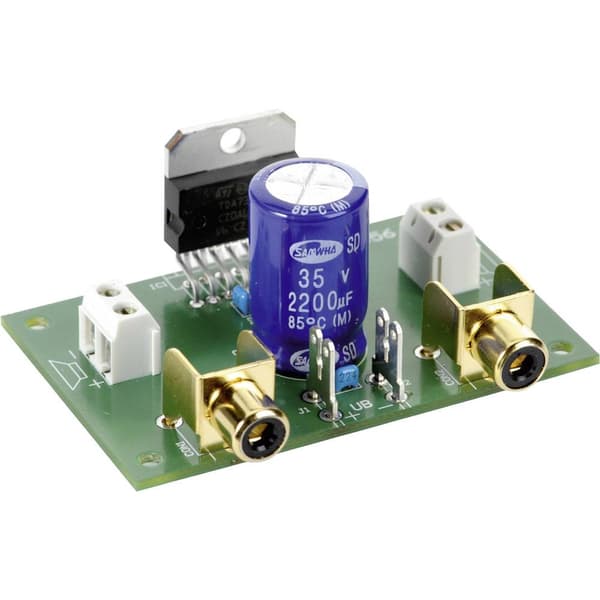 Conrad Components Stereo-förstärkare Byggsats 9 V/DC, 12 V/DC, 18 V/DC 35 W 2 Ω