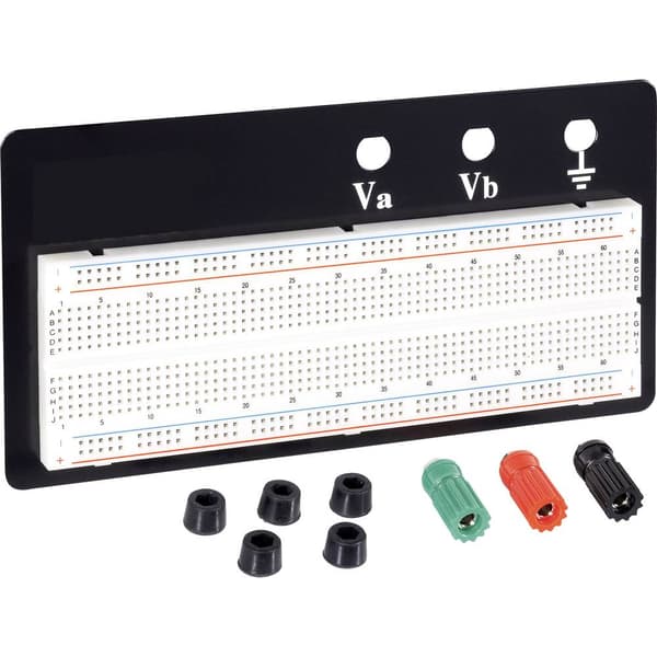 TRU COMPONENTS EIC-102B Kopplingsdäck Totalt antal poler 830 (L x B x H) 165 x 55 x 9 mm 1 st