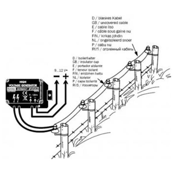 Kemo M062 Mini högspänningsgenerator Komponent 9 V/DC, 12 V/DC