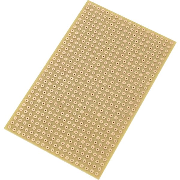 TRU COMPONENTS SU527785 Eurokort Laminerat papper (L x B) 160 mm x 100 mm 35 µm Rastermått 5.08 mm Innehåll 1 st