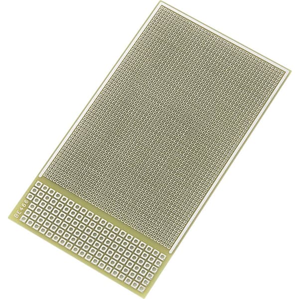 TRU COMPONENTS SU520884 IC-kort Epoxi (L x B) 95 mm x 53 mm 35 µm Rastermått 1.27 mm Innehåll 1 st