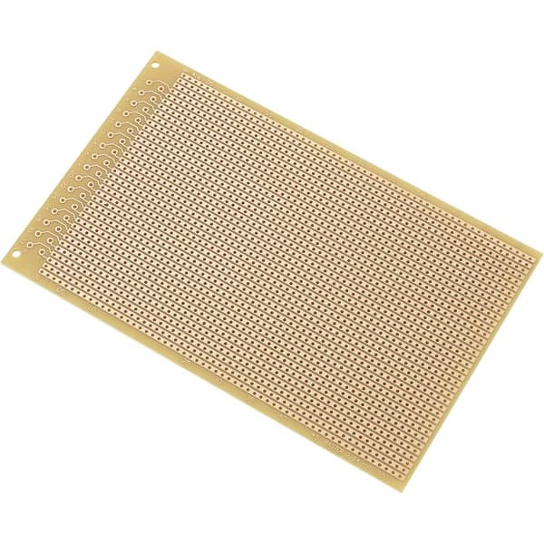 TRU COMPONENTS SU527466 Eurokort Laminerat papper (L x B) 160 mm x 100 mm 35 µm Rastermått 2.54 mm Innehåll 1 st