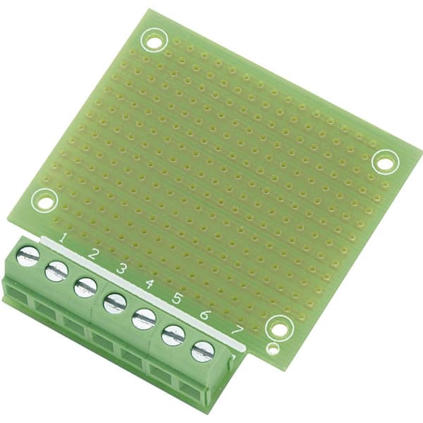 TRU COMPONENTS SU529016 Experimentkort Epoxi (L x B) 53.8 mm x 49.9 mm Rastermått 2.54 mm Innehåll 1 st