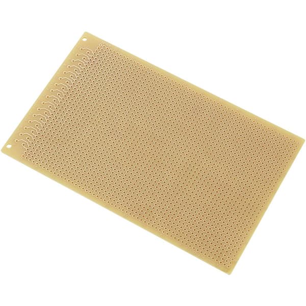 TRU COMPONENTS SU527413 Eurokort Laminerat papper (L x B) 160 mm x 100 mm 35 µm Rastermått 2.54 mm Innehåll 1 st
