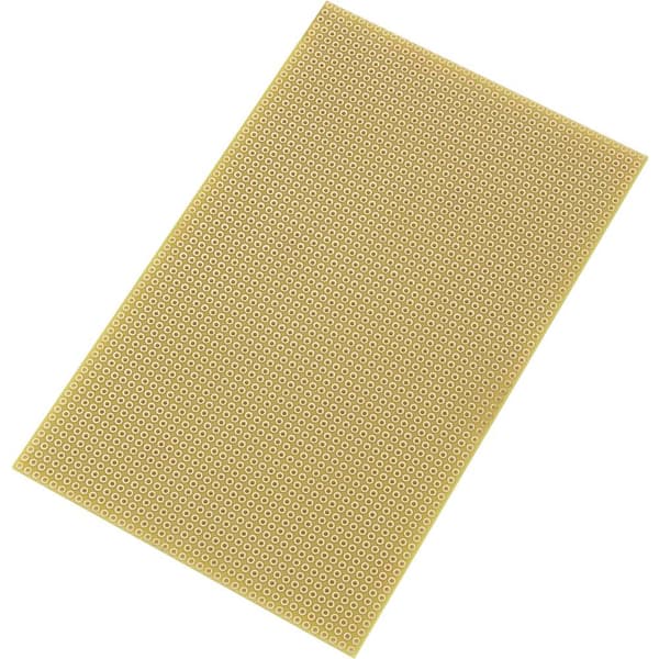 TRU COMPONENTS SU527777 Eurokort Epoxi (L x B) 160 mm x 100 mm 35 µm Rastermått 2.54 mm Innehåll 1 st