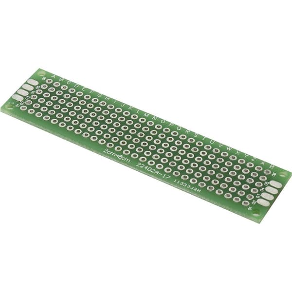 TRU COMPONENTS PCB2-4060 Experimentkort Epoxi (L x B) 60 mm x 40 mm 35 µm Rastermått 2.54 mm Innehåll 1 st