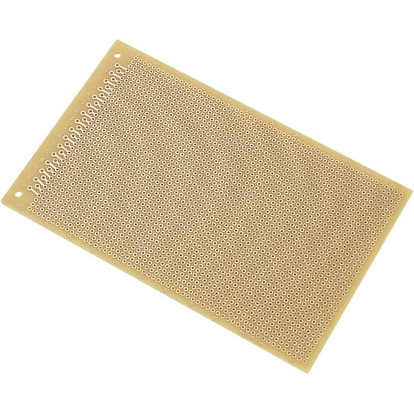 TRU COMPONENTS SU527453 Eurokort Laminerat papper (L x B) 160 mm x 100 mm 35 µm Rastermått 2.54 mm Innehåll 1 st