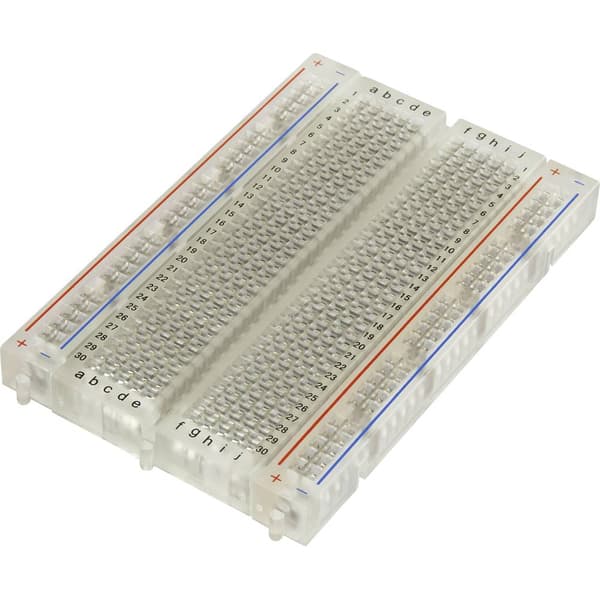 TRU COMPONENTS 0165-40-8-8010 Kopplingsdäck Transparent Totalt antal poler 400 (L x B x H) 84 x 54 x 9 mm 1 st
