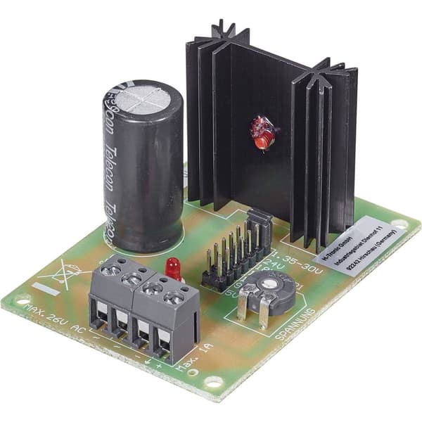H-Tronic Strömförsörjningsmodul Komponent Ingångsspänning (område): 5 - 26 V/AC Utspänning (intervall): 1.35 - 30 V/DC