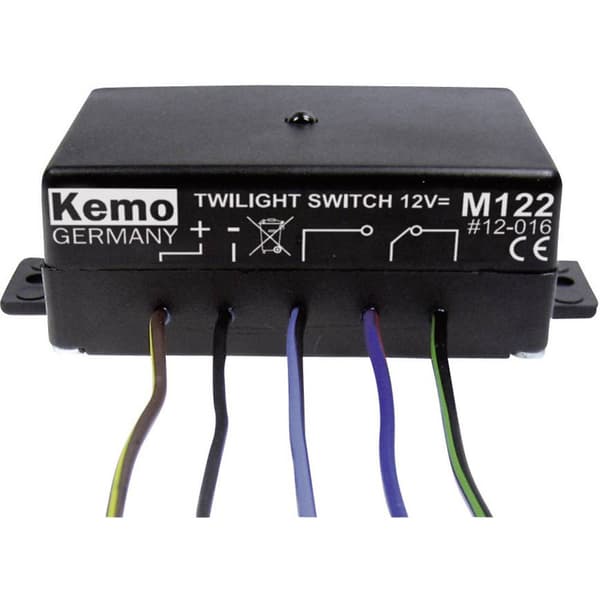 Kemo M122 Skymningsrelä Komponent 12 V/DC