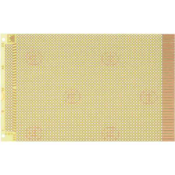 Rademacher WR-Typ 944 Experimentkort Epoxi (L x B) 160 mm x 100 mm 35 µm Rastermått 2.54 mm Innehåll 1 st