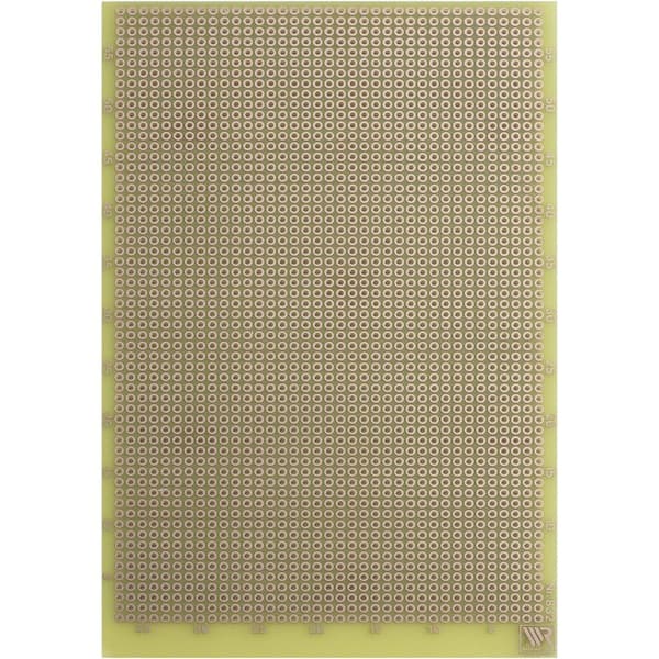 Rademacher WR-Typ 832-EP Experimentkort Epoxi (L x B) 160 mm x 100 mm 35 µm Rastermått 2.54 mm Innehåll 1 st