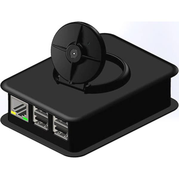 TEKO TEK-CAM3.9 SBC-hölje ink. kamera-hölje Passar till: Raspberry Pi Svart