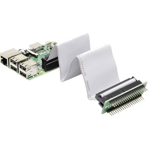 Joy-it RB-CON+01 GPIO-kabel Raspberry Pi [40x GPIO-uttag - 40x GPIO-uttag, GPIO-kontakt] 15.00 cm Grå