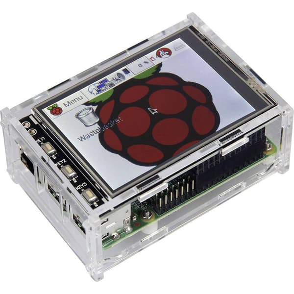 Joy-it 3.2TC Display-höje Passar till: Raspberry Pi Akrylglas klar