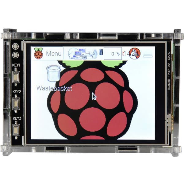 Joy-it 3.2TC Display-höje Passar till: Raspberry Pi Akrylglas klar