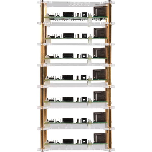 Joy-it RB-Case+19 SBC-hölje Passar till: Raspberry Pi Akrylglas klar