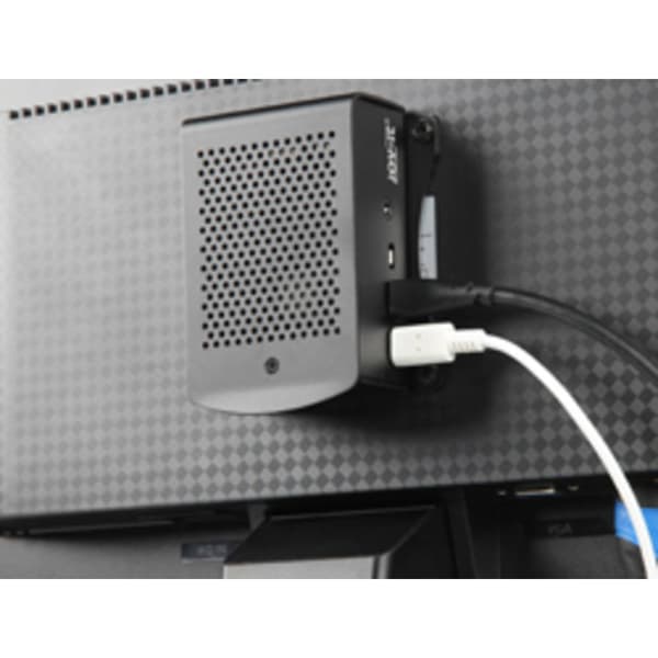 Joy-it rb-alucasep4+06 SBC-hölje Passar till: Raspberry Pi med fästremmar Svart
