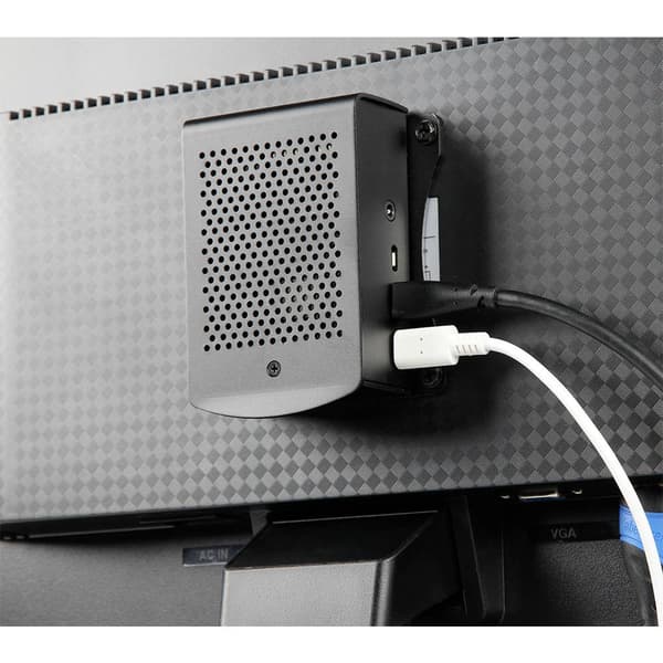 Joy-it rb-alucasep4+06 SBC-hölje Passar till: Raspberry Pi med fästremmar Svart
